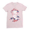 freddy krueger floral Ladies Fitted T-Shirt