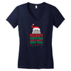 Meowy Christmas Women's V-Neck T-Shirt