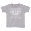 die hard ugly sweater Toddler T-shirt