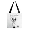 winter girl Tote Bags