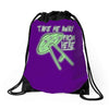 take me away from here Drawstring Bags