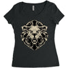 lion head Women's Triblend Scoop T-shirt