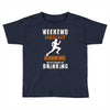 weekend forecast running Toddler T-shirt
