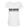 boar hunting tex Maternity Scoop Neck T-shirt