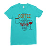 give me cofee or wine Ladies Fitted T-Shirt