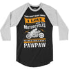 Motorcycles Pawpaw 3/4 Sleeve Shirt