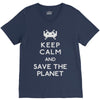 save the planet (2) V-Neck Tee
