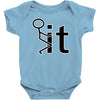 fk it funny college party Baby Bodysuit