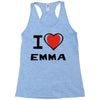 i love emma Racerback Tank