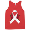 lung cancer white ribbon Tank Top