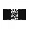 Be A Super Hero For Animals Go Vegan! License Plate