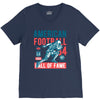 american football V-Neck Tee