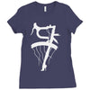 bicycle racing bike rider tour de france Ladies Fitted T-Shirt