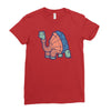 turtle turtleneck Ladies Fitted T-Shirt