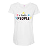 I Hate People Maternity Scoop Neck T-shirt