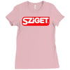 sziget europe festival music Ladies Fitted T-Shirt