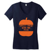 halloween forget candy give me tacos pumpkin Women's V-Neck T-Shirt