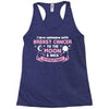 I Love Someone with Breast Cancer to The Moon and Back to Infinity Racerback Tank