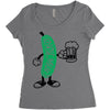 artisan pickle Women's Triblend Scoop T-shirt