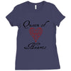 hearts queen of hearts Ladies Fitted T-Shirt