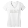 trust me i'm a drummer Women's V-Neck T-Shirt