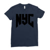 nyc new york city Ladies Fitted T-Shirt