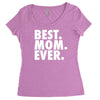 best. mom. ever Women's Triblend Scoop T-shirt