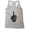 Flipping Someone Off Racerback Tank