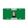 omg santa will ferrell License Plate
