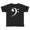 bass clef hat Toddler T-shirt