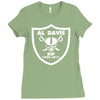 al davis rip Ladies Fitted T-Shirt