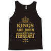 kings are born in february Tank Top