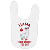 boxing llama Baby Bibs