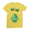 Preggosaurus Funny Ladies Fitted T-Shirt