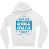 vote deez nuts Zipper Hoodie