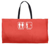 fishing   problem solved mens funny Weekender Totes