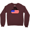 usa curling Crewneck Sweatshirt