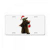 yoda christmas License Plate