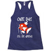 one day i'll be great Racerback Tank