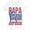 papa   body guard Ladies Fitted T-Shirt