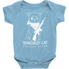 terrorist cat Baby Bodysuit