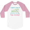 marching band i dont care if sparkly unicorns 3/4 Sleeve Shirt