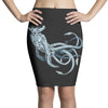 sea emperor transparent buffalo Pencil Skirts