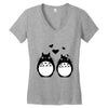 totoro Women's V-Neck T-Shirt