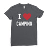 i love camping! Ladies Fitted T-Shirt