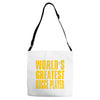 world greatest bocce Adjustable Strap Totes