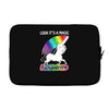 look it's a magical fck unicorn funny Laptop sleeve