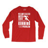 beer drinker with a running problem Long Sleeve Shirts