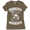 red shell original Ladies Fitted T-Shirt