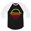 sunset line 3/4 Sleeve Shirt